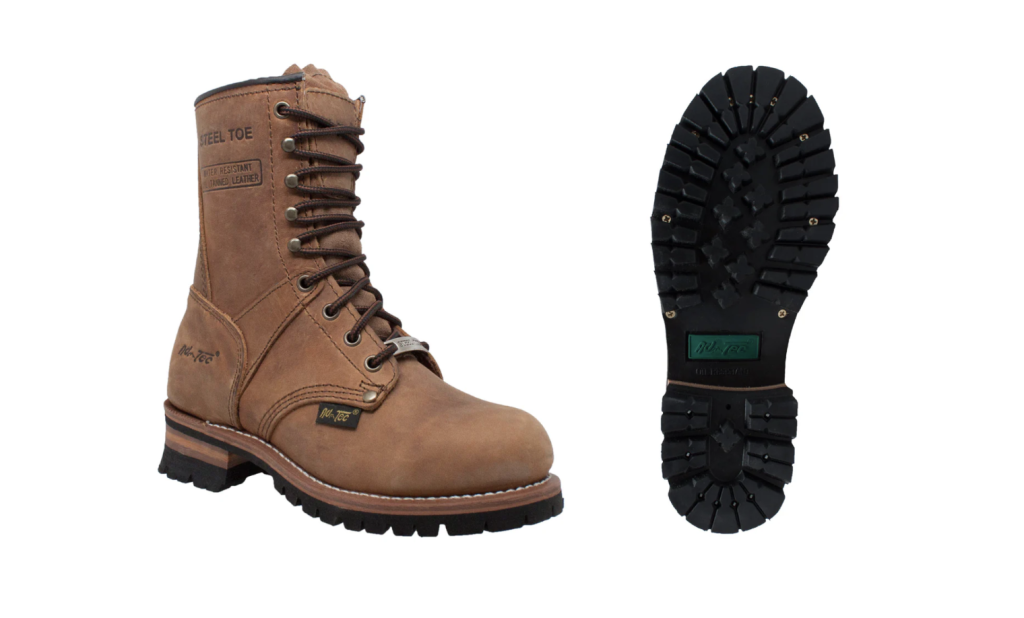 Ad Tec Women’s Work Boots 9’’ Steel Toe Logger